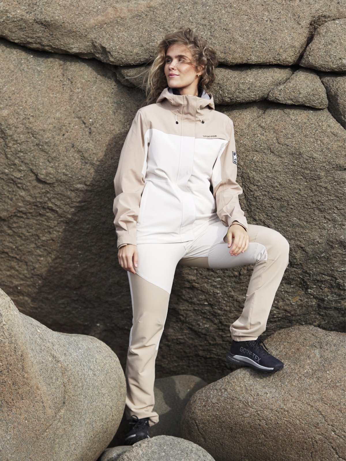 Twentyfour Flåm 2.0 Light Softshell Bukse Gråhvit