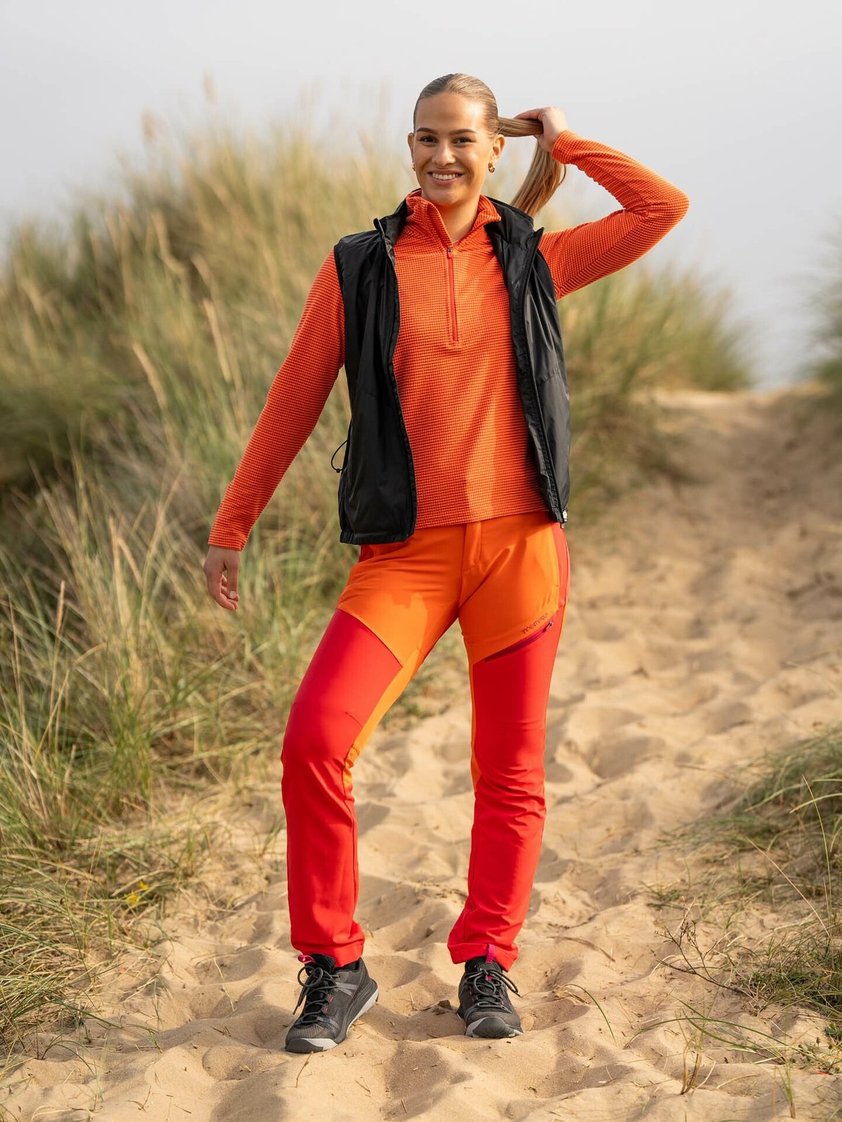 Twentyfour Flåm 2.0 Light Softshell Bukse Rød / Orange