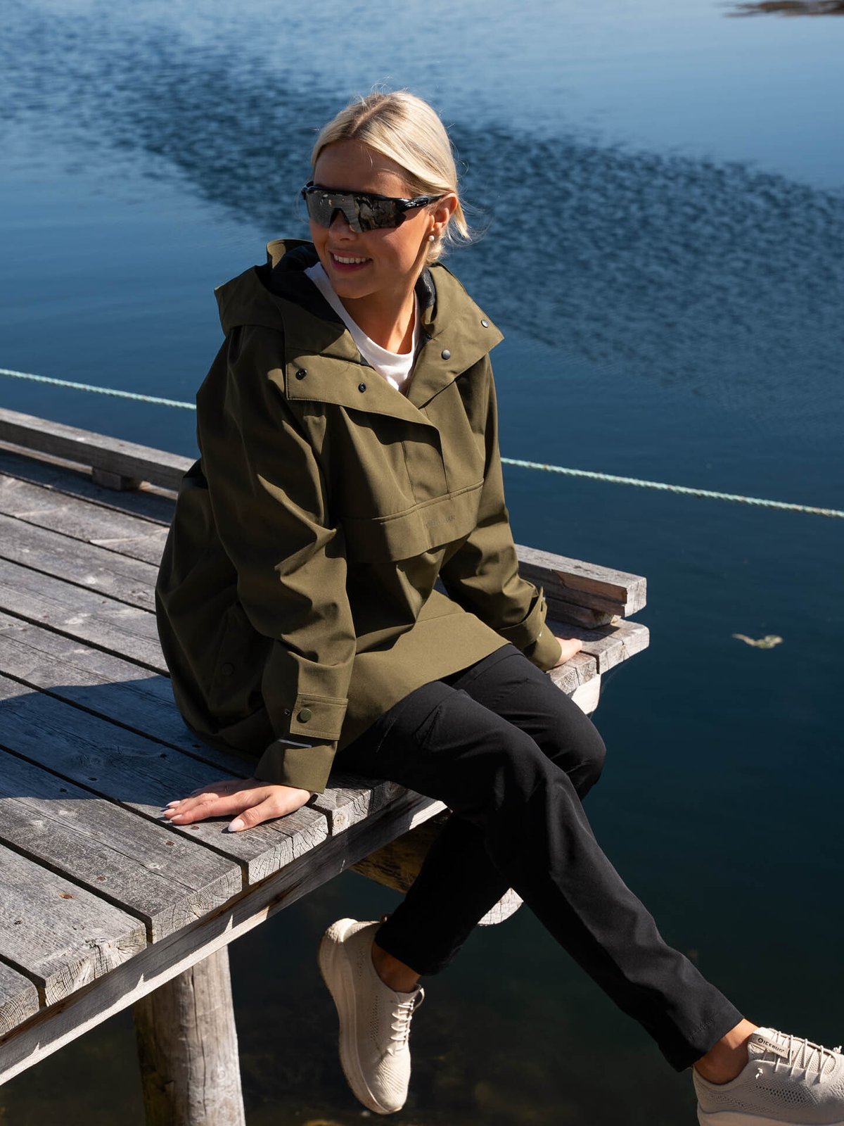 Twentyfour Flåm Zip Off bukse Sort