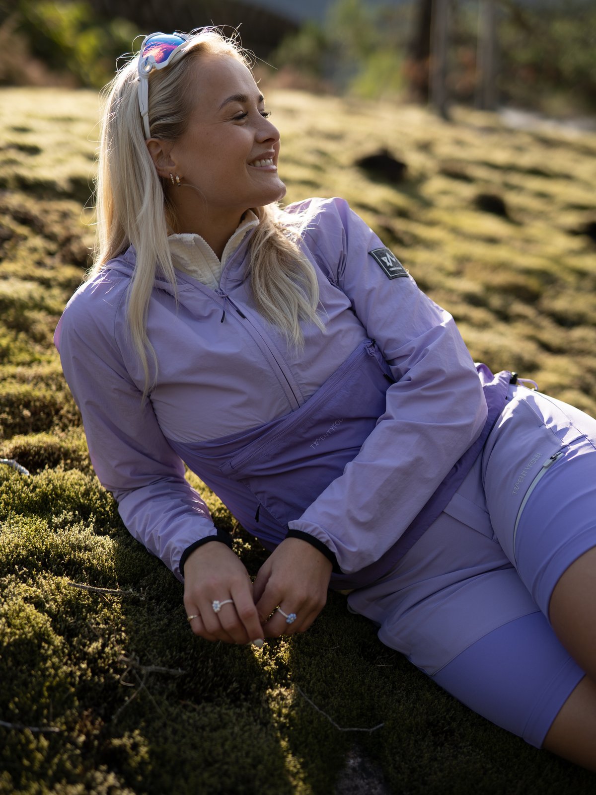Twentyfour Flåm 2.0 Light Softshell Shorts Lavendel