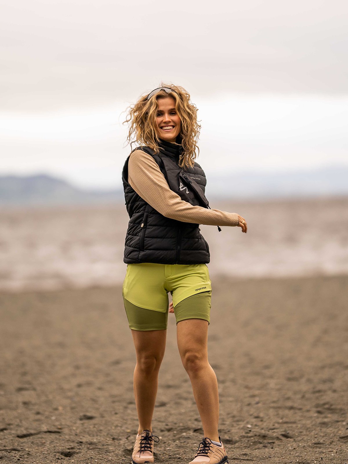 Twentyfour Flåm 2.0 Light Softshell Shorts Lime