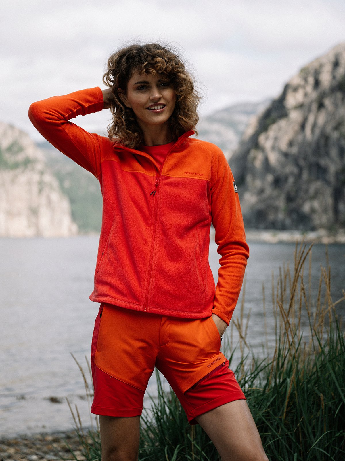Twentyfour Flåm 2.0 Light Softshell Shorts Rodorange