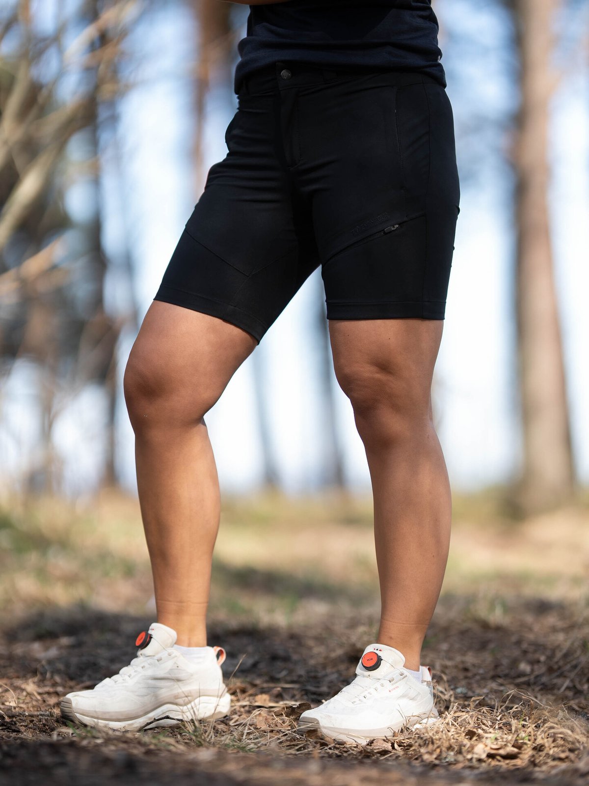 Twentyfour Flåm 2.0 Light Softshell Shorts Sort