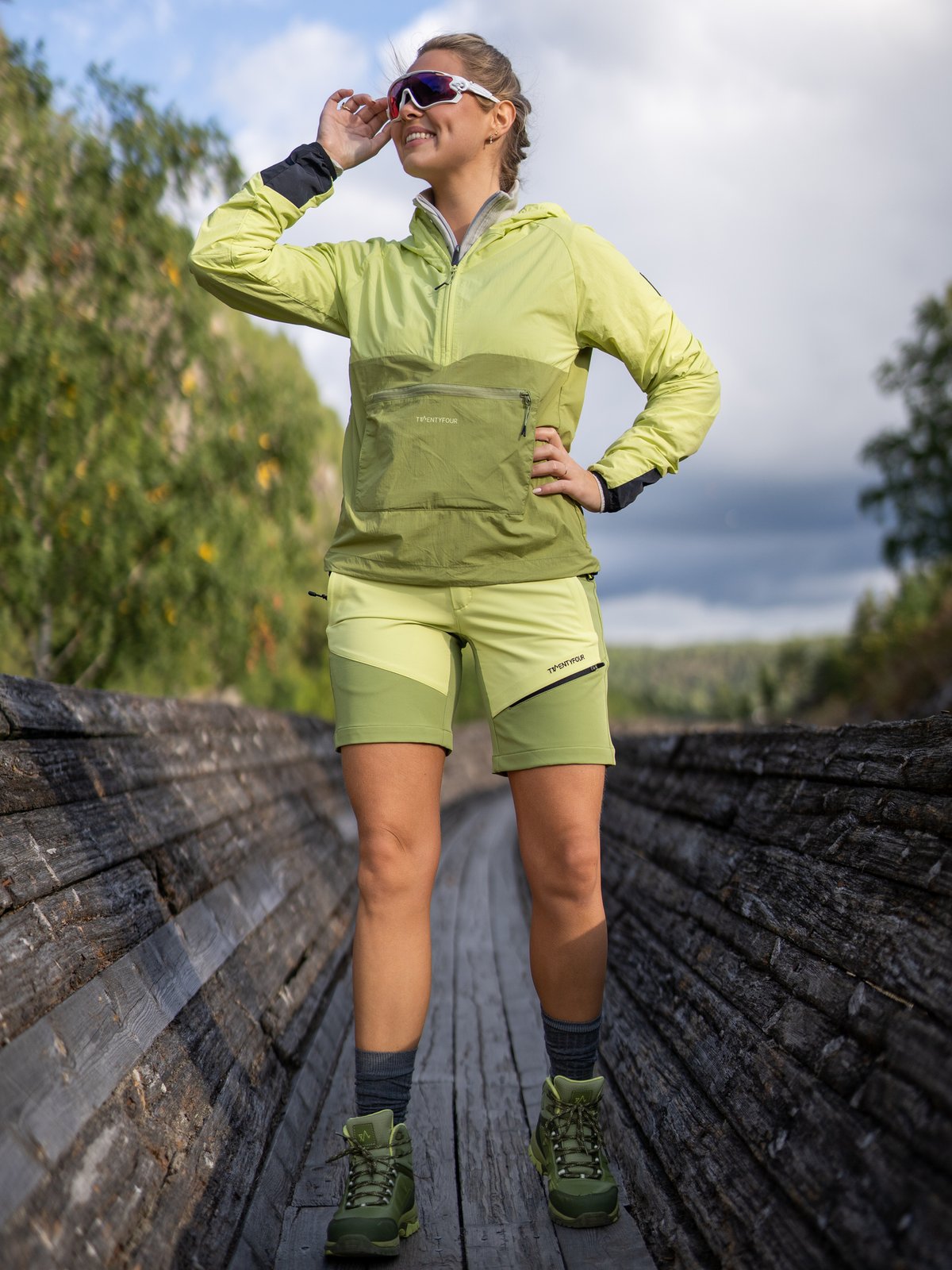 Twentyfour Flåm 2.0 Light Anorakk Lime