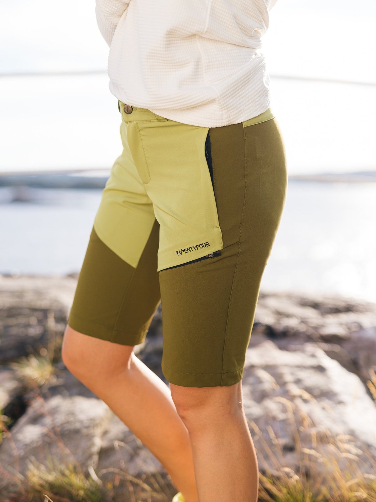 Twentyfour Flåm 2.0 Light Softshell Lang Shorts Bregne