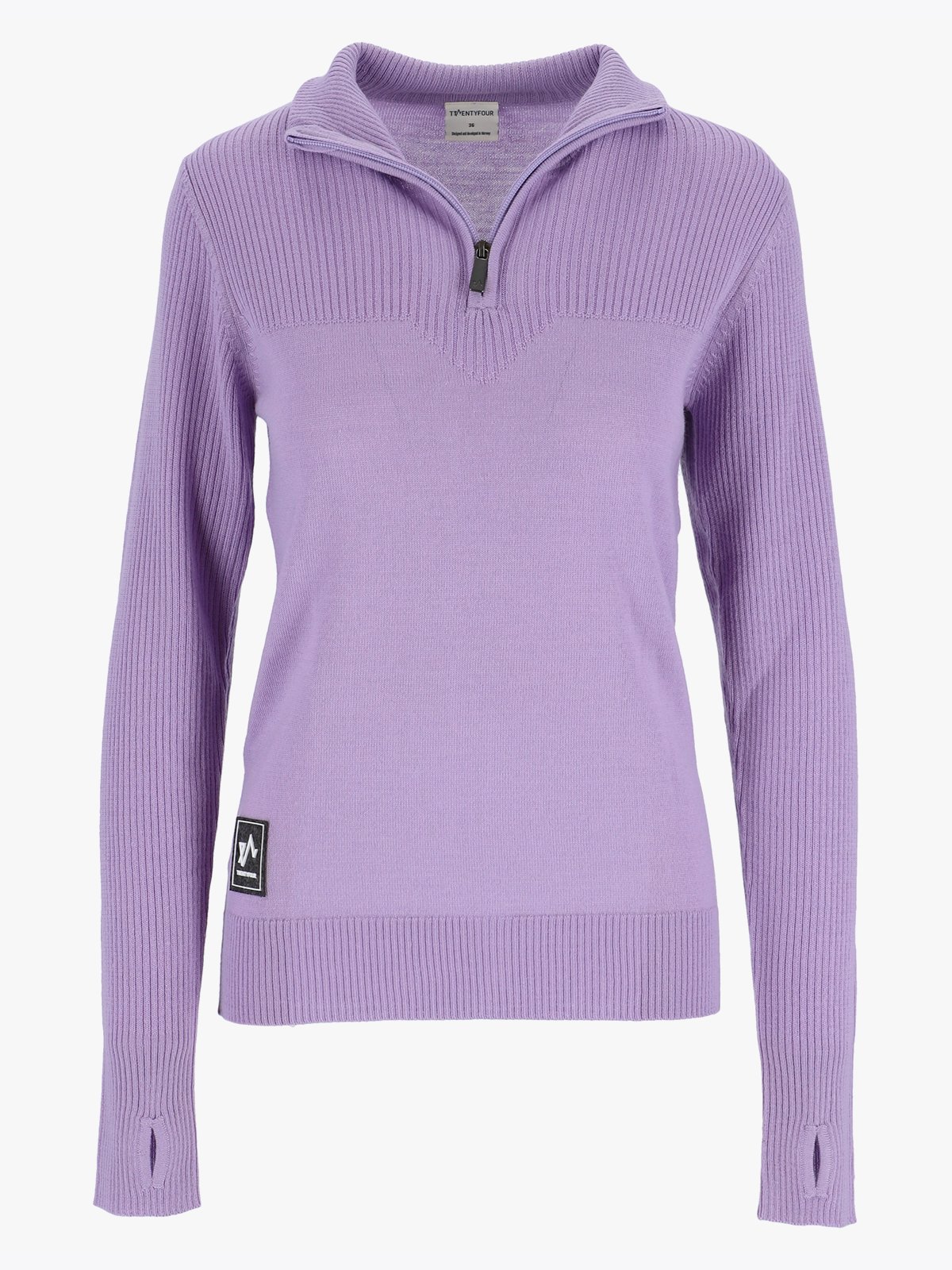 Twentyfour Flåm 2.0 Half Zip Genser Lavendel