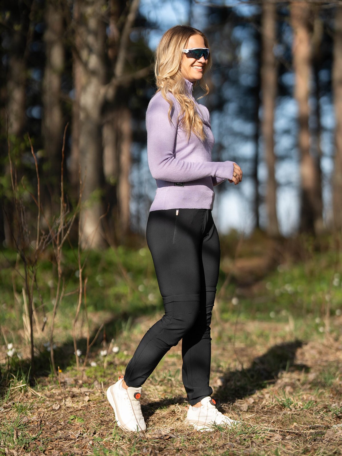 Twentyfour Flåm 2.0 Half Zip Genser Lavendel