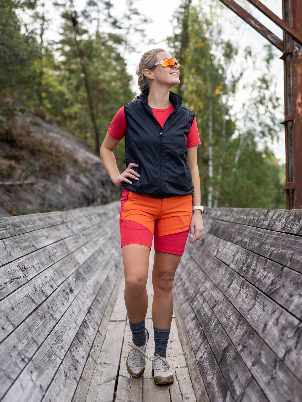 Twentyfour Flåm Hiking Vest Sort