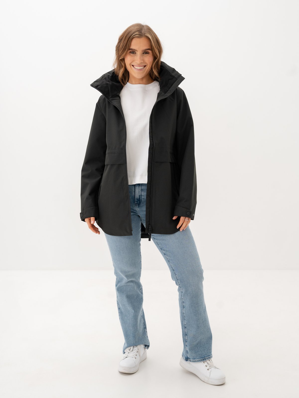 Twentyfour Mode 2-Lags Skalljakke Sort