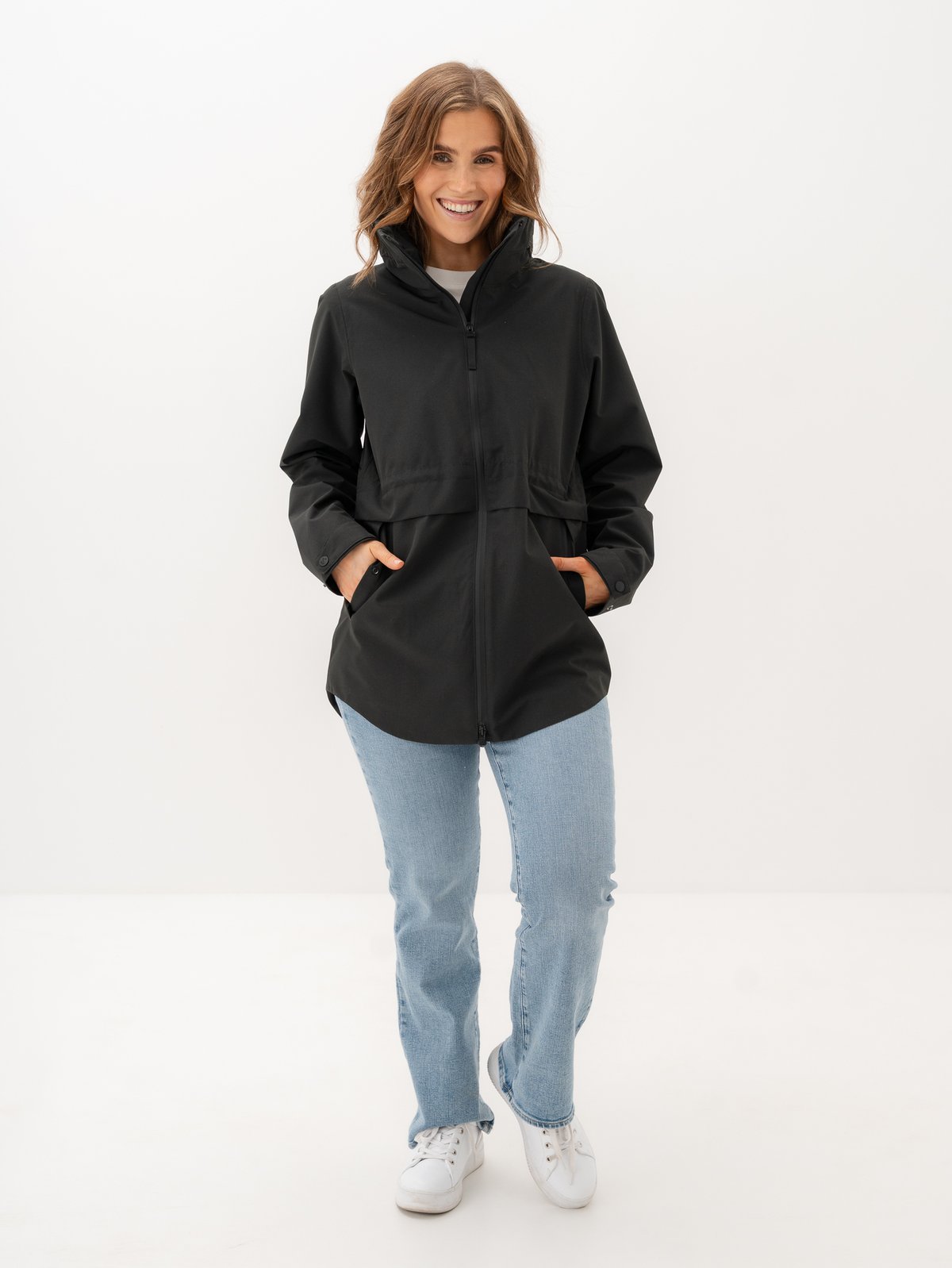 Twentyfour Mode 2-Lags Skalljakke Sort