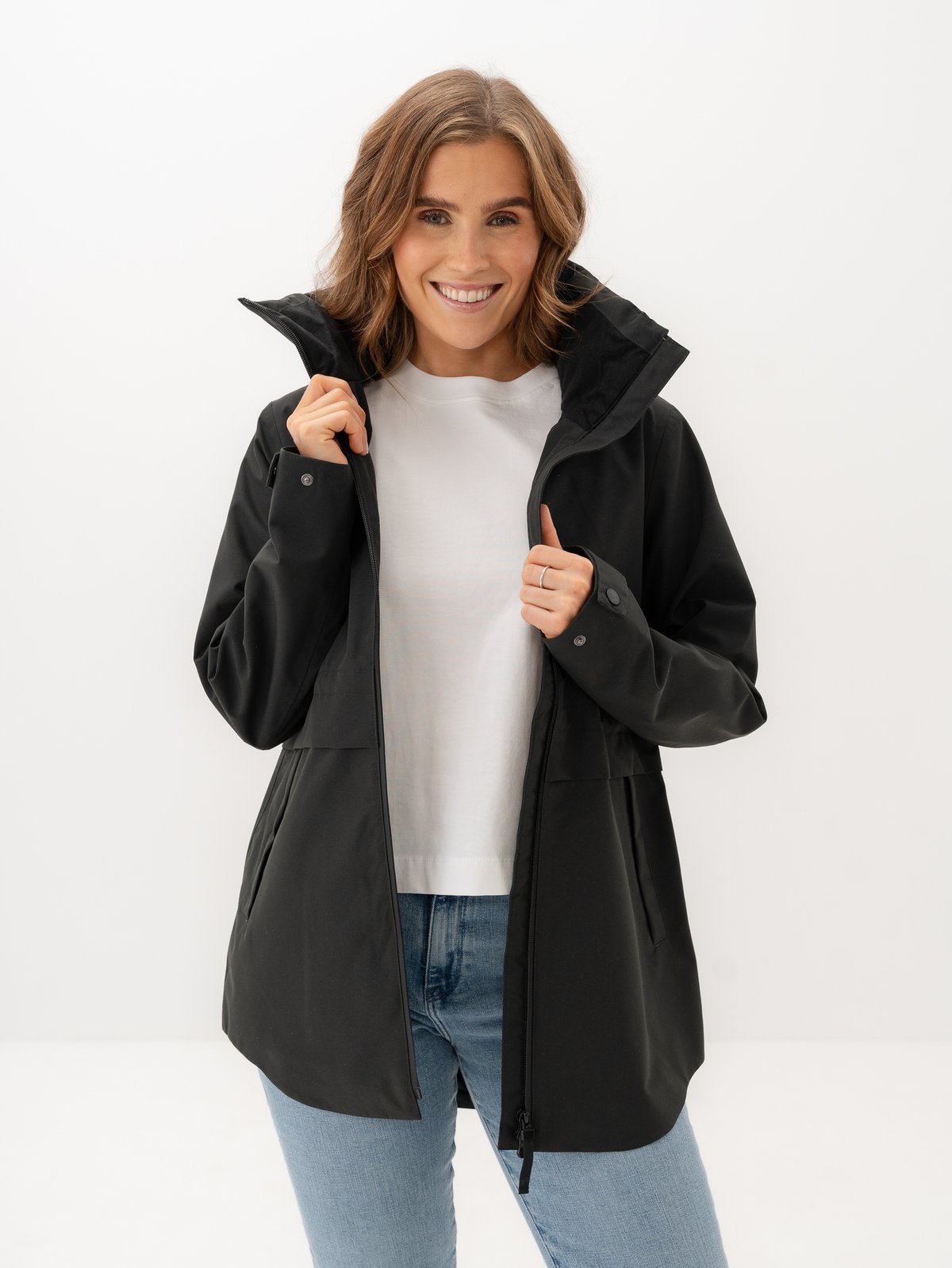 Twentyfour Mode 2-Lags Skalljakke Sort