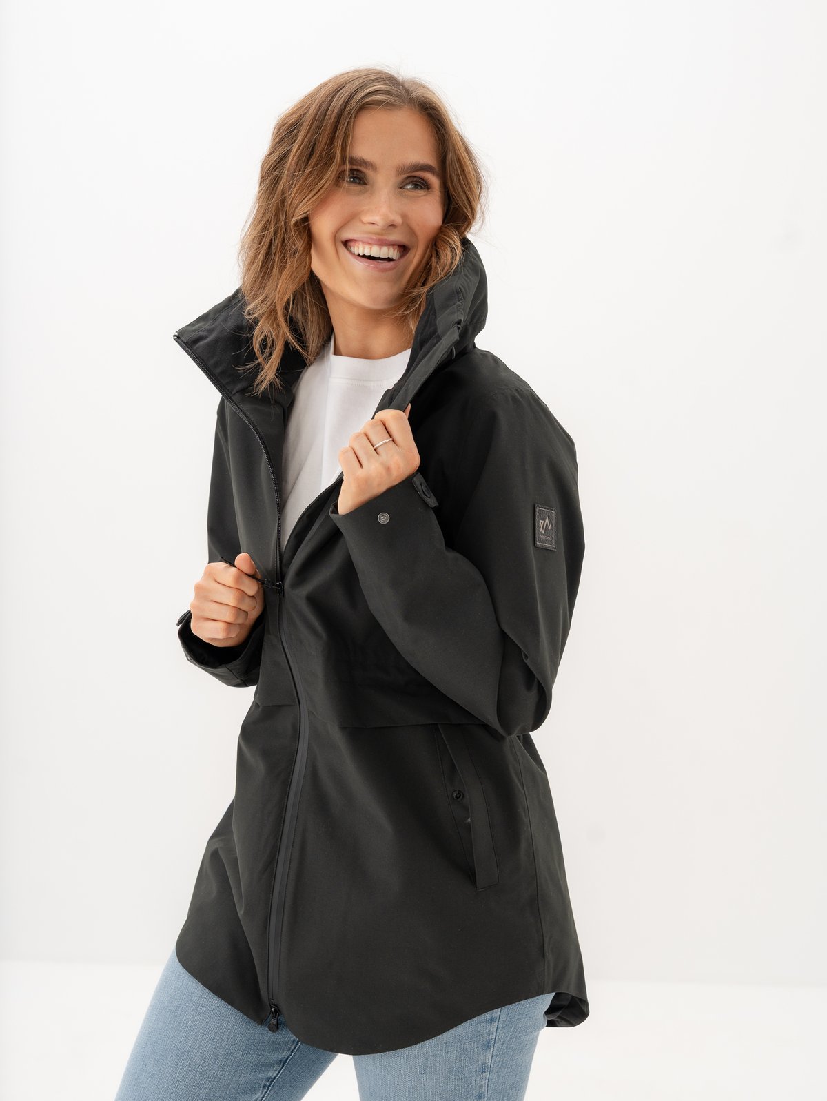 Twentyfour Mode 2-Lags Skalljakke Sort