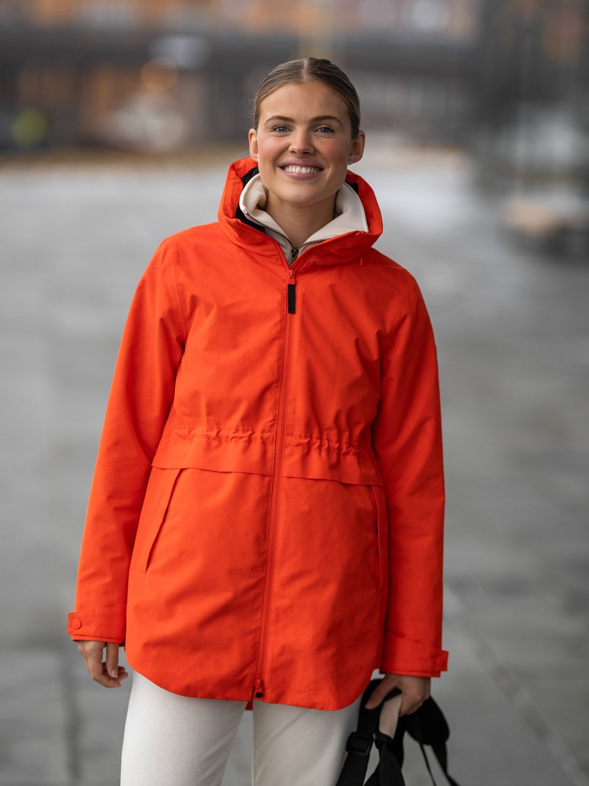 Twentyfour Mode 2-Lags Skalljakke Tomatrød