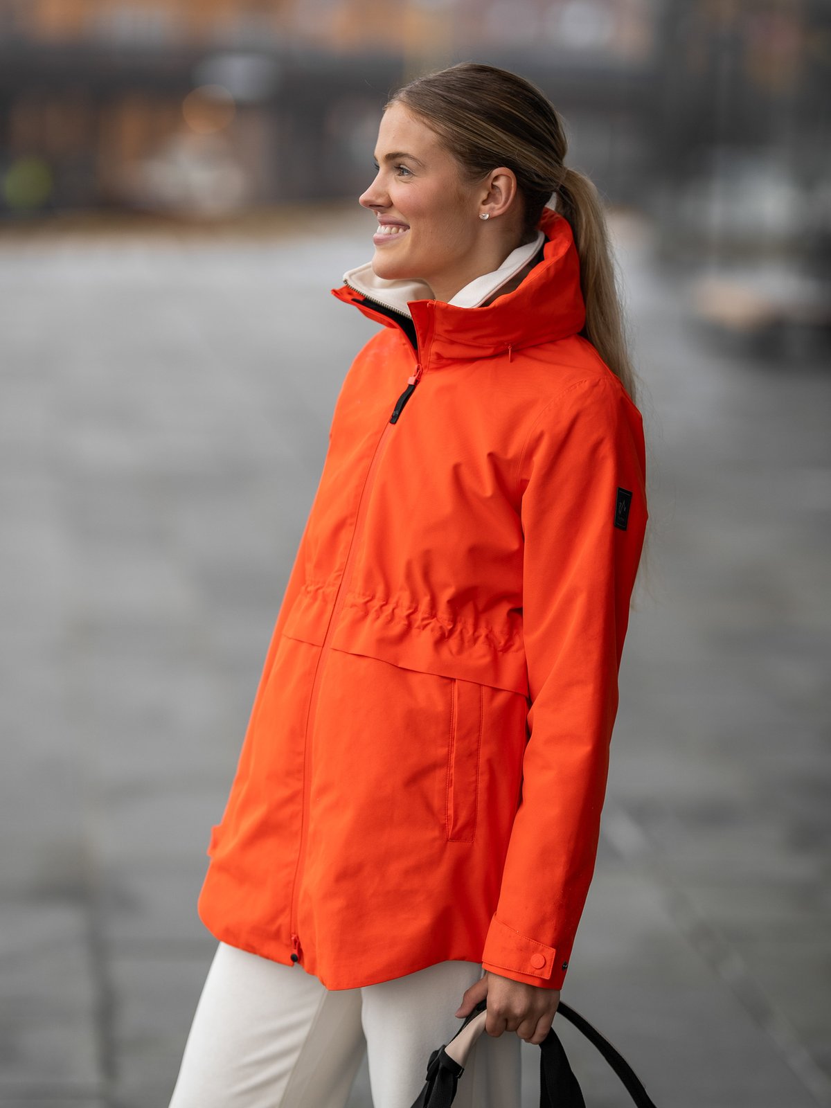 Twentyfour Mode 2-Lags Skalljakke Tomatrød