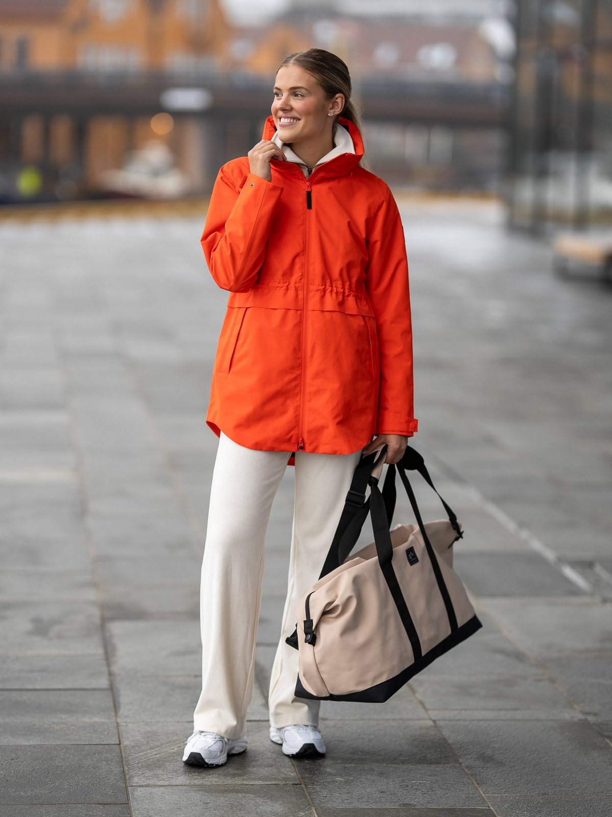 Twentyfour Mode 2-Lags Skalljakke Tomatrød