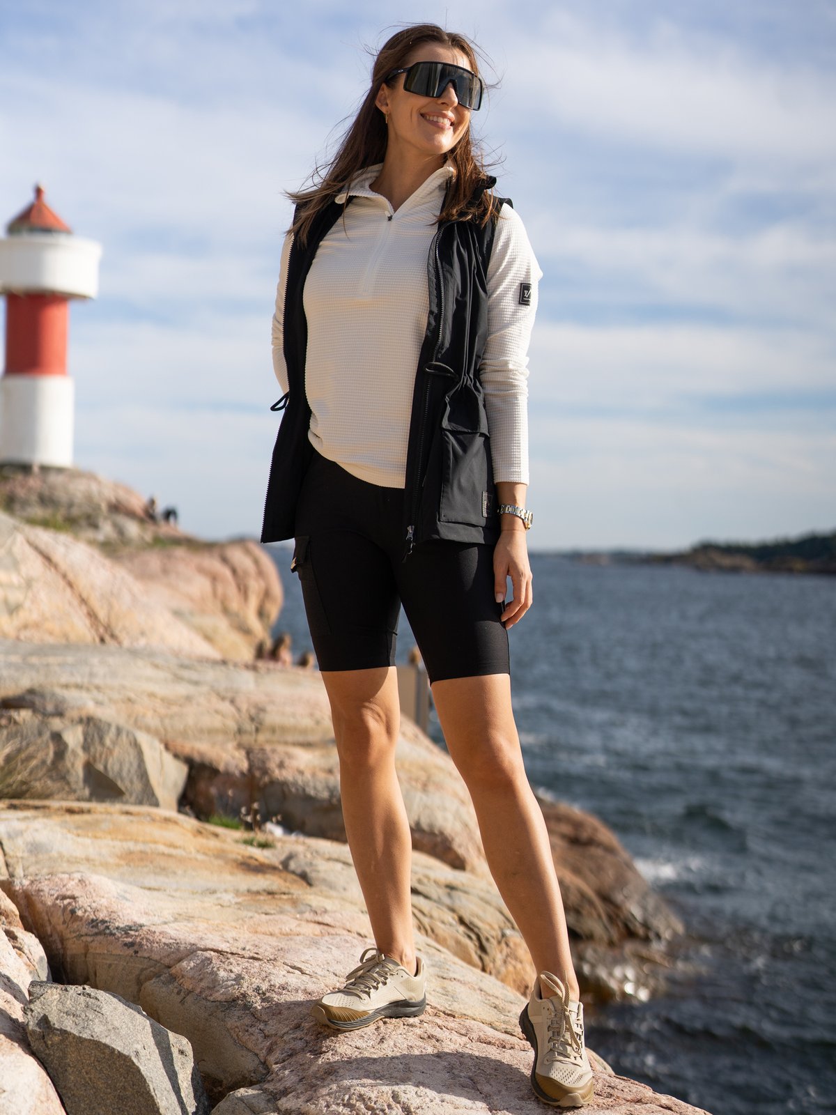 Twentyfour Mode Fishermans Vest Sort