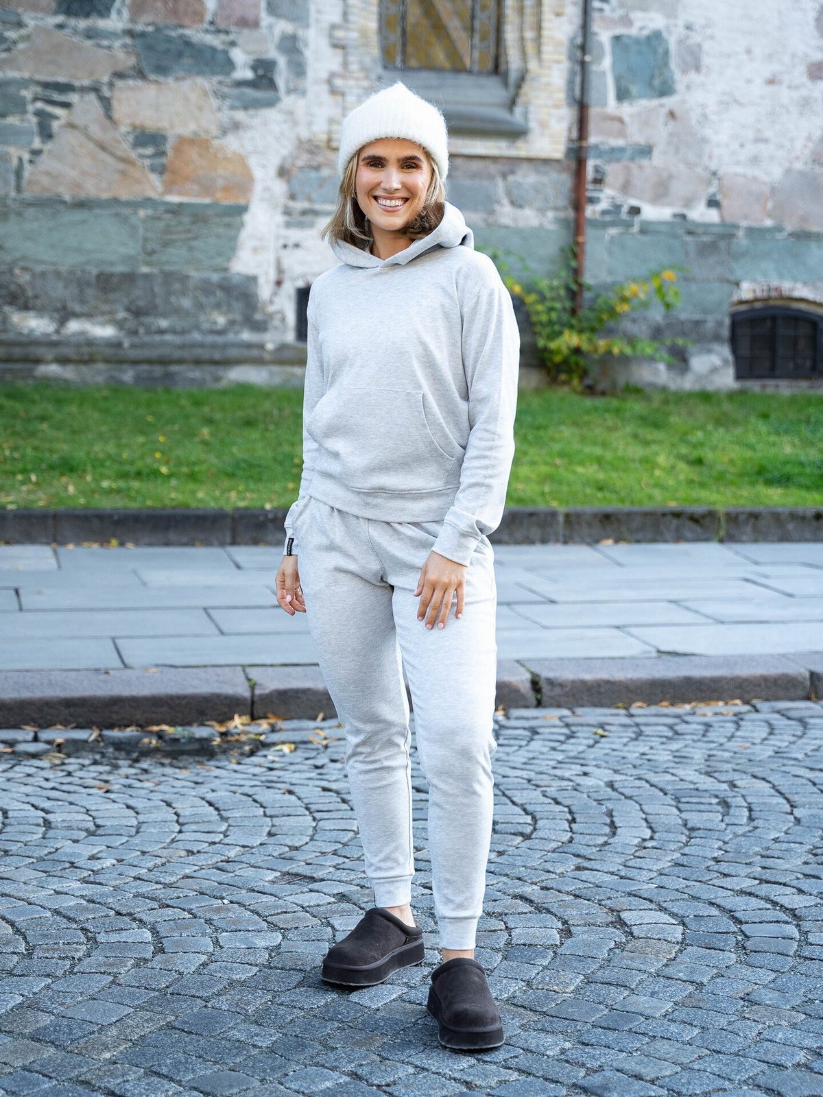 Twentyfour Mode Comfy Sweatpant Lys Grå Melange