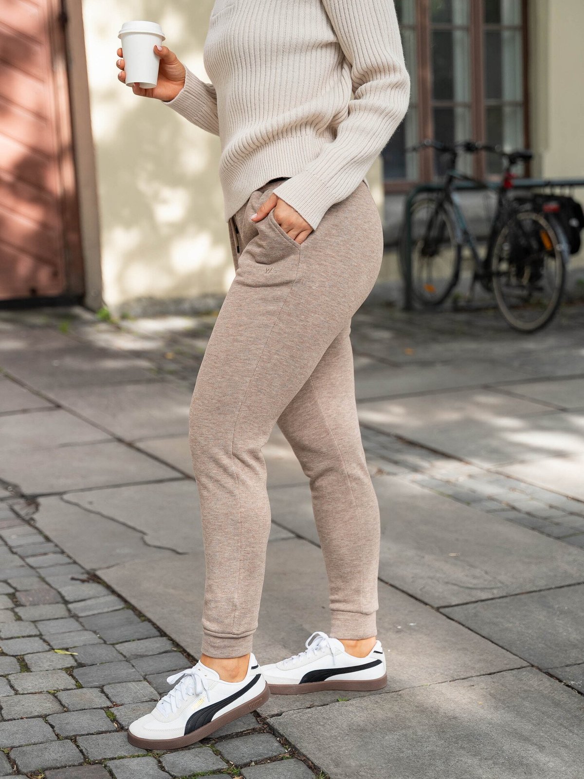 Twentyfour Mode Comfy Sweatpant Mørk Beige