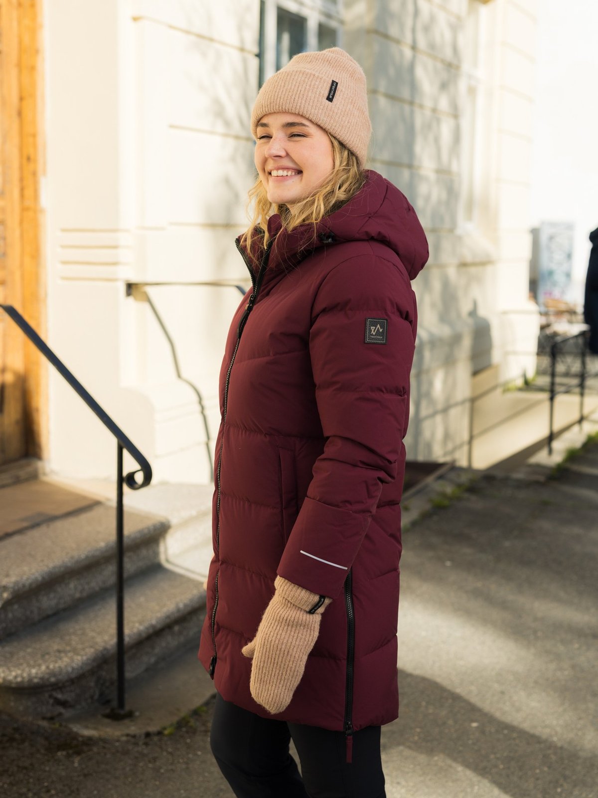 Twentyfour Mode Maya Dunparkas Mørk Burgunder