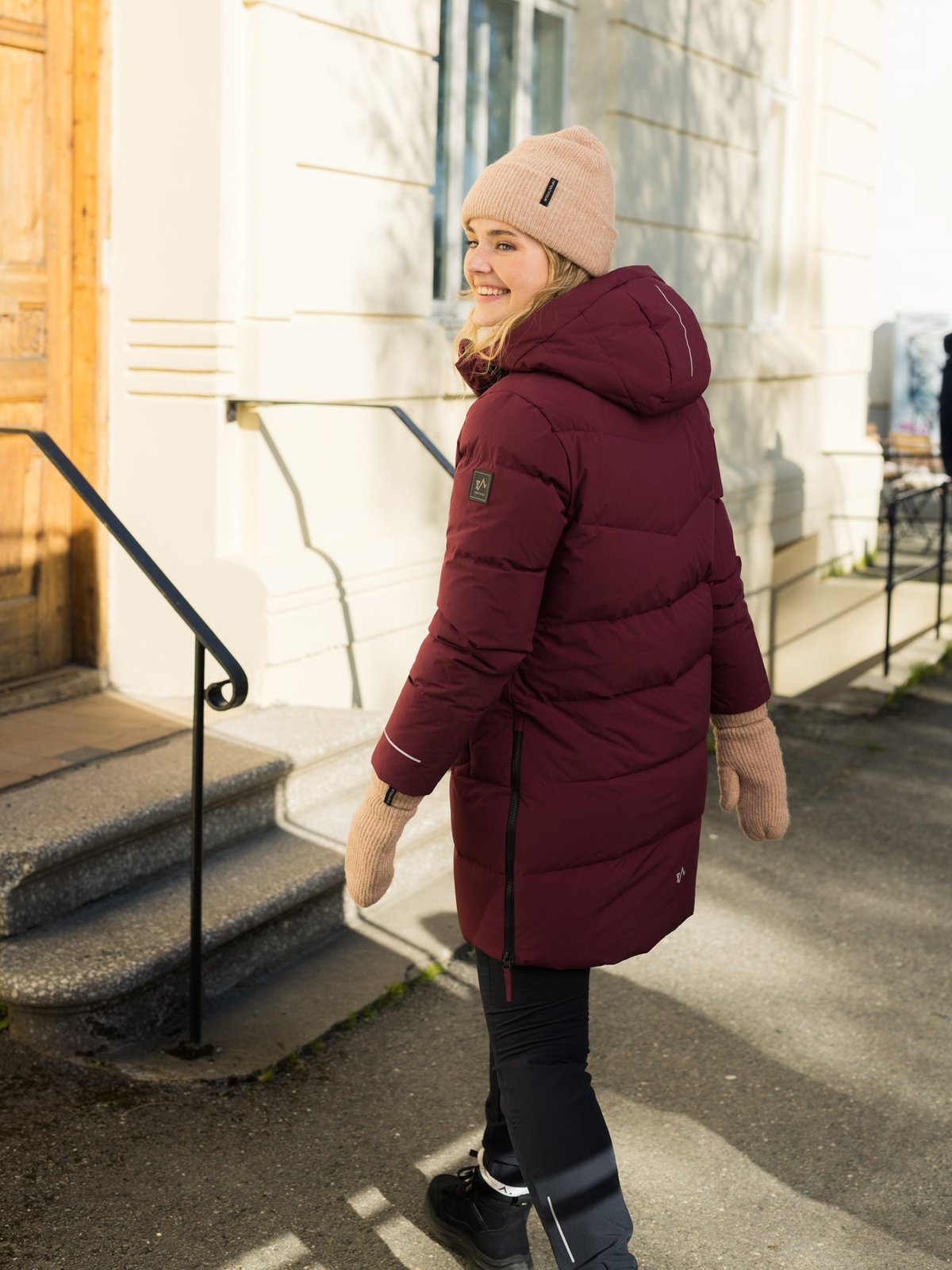 Twentyfour Mode Maya Dunparkas Mørk Burgunder