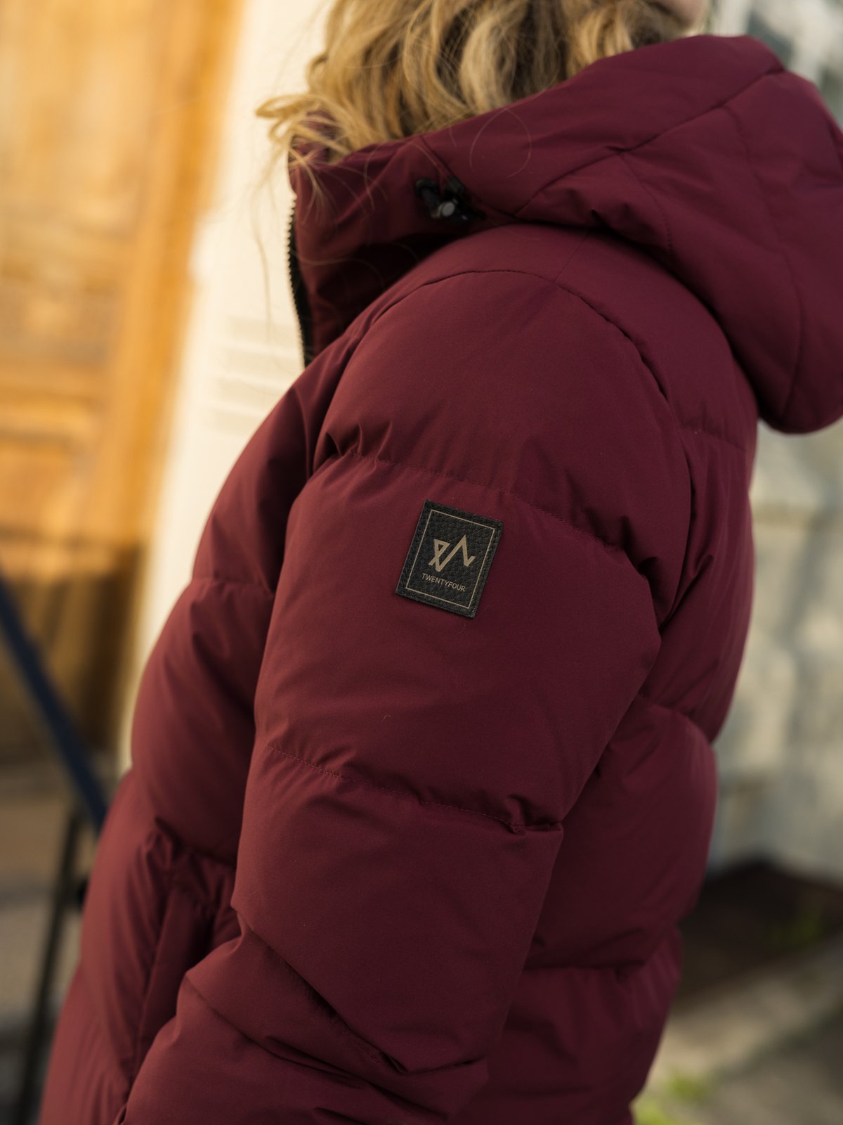 Twentyfour Mode Maya Dunparkas Mørk Burgunder