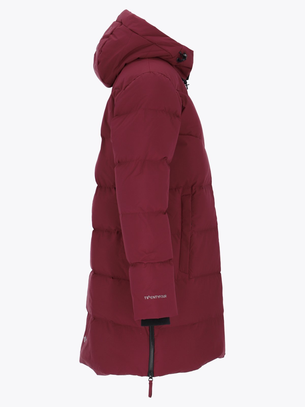 Twentyfour Mode Maya Dunparkas Mørk Burgunder