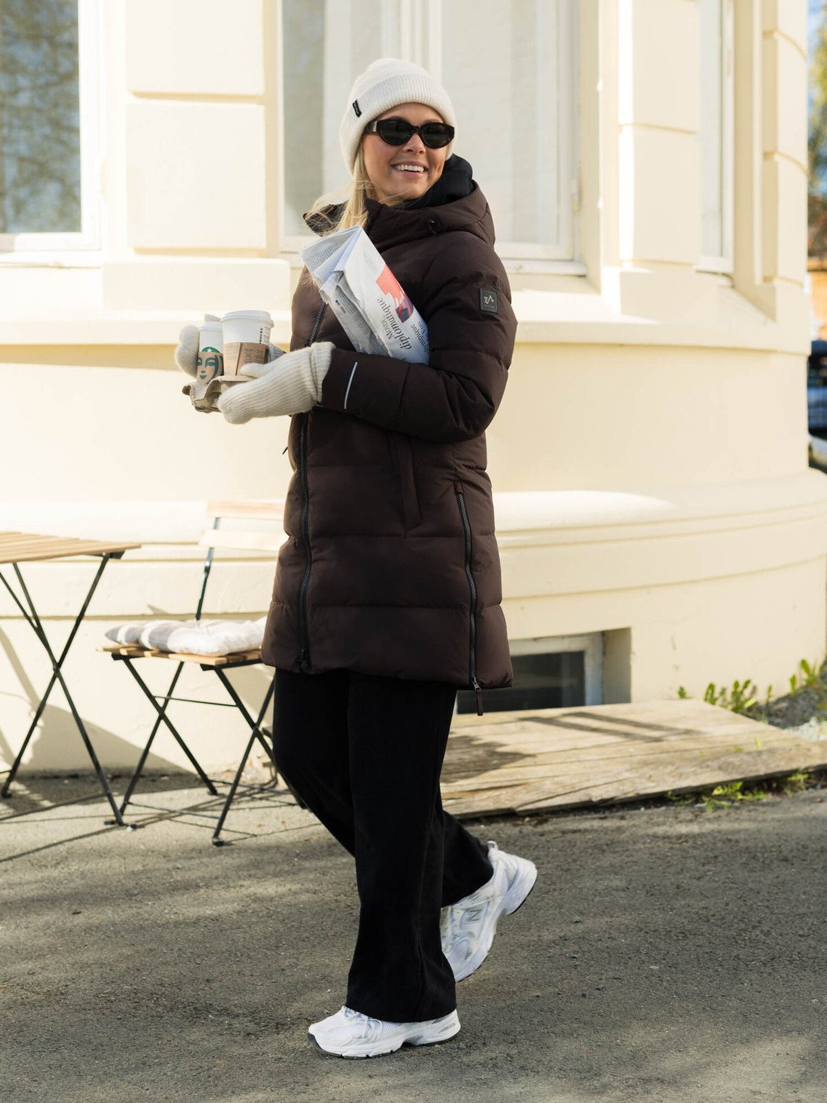 Twentyfour Mode Maya Dunparkas Mørk Brun