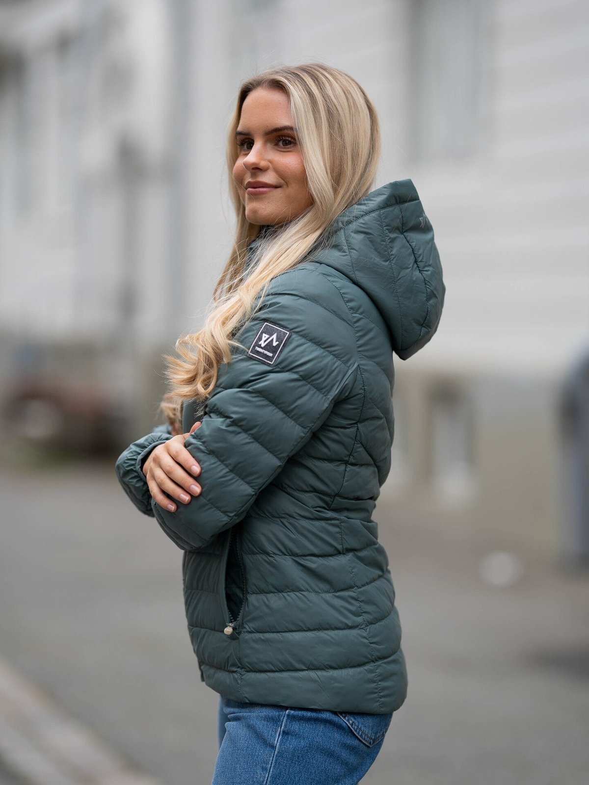 Twentyfour Finse Super Light Dunjakke Mellomgrønn