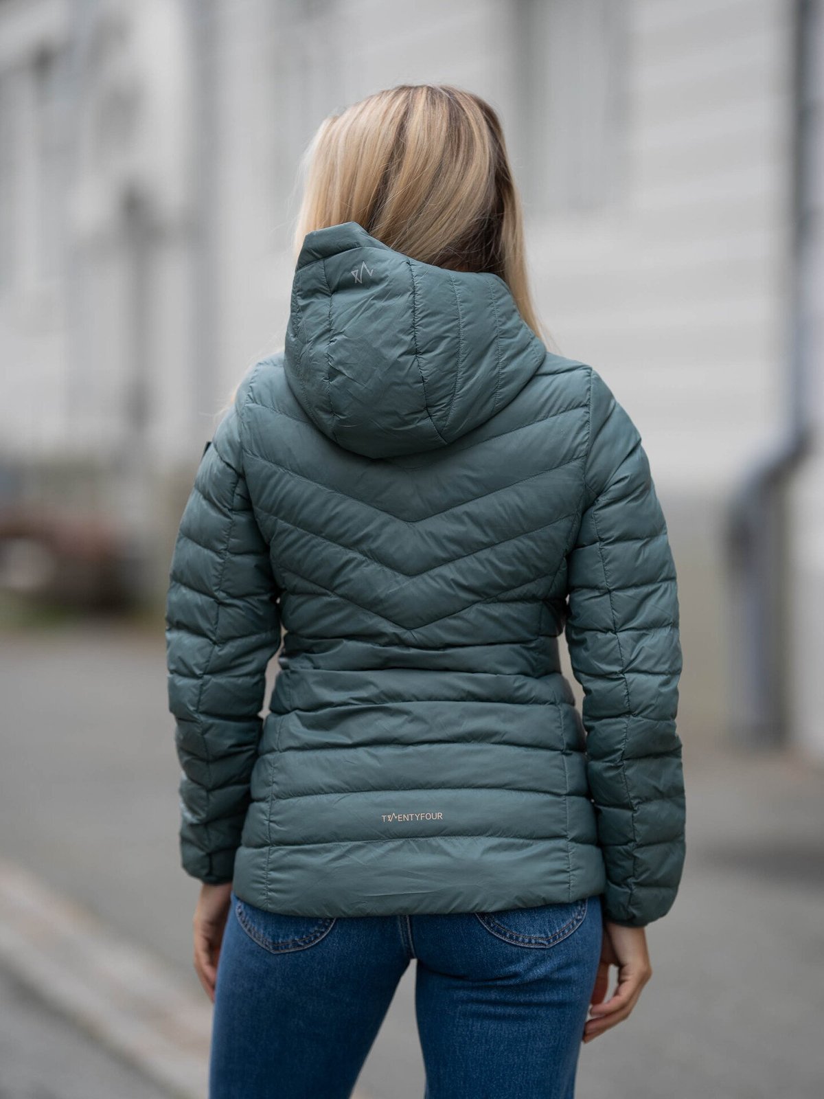 Twentyfour Finse Super Light Dunjakke Mellomgrønn