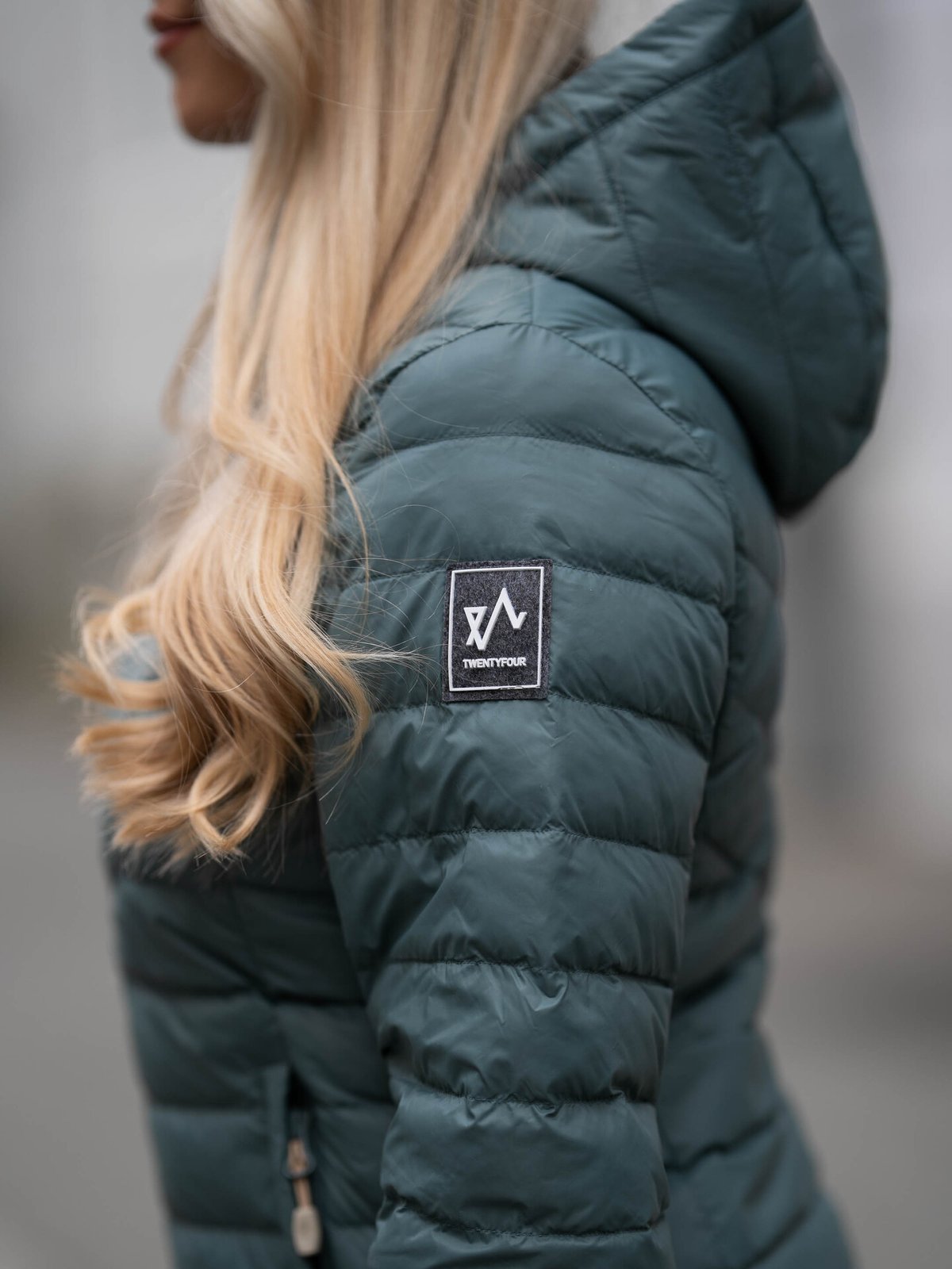 Twentyfour Finse Super Light Dunjakke Mellomgrønn