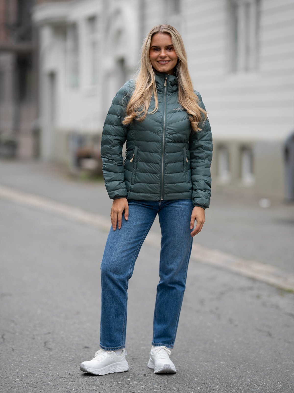 Twentyfour Finse Super Light Dunjakke Mellomgrønn