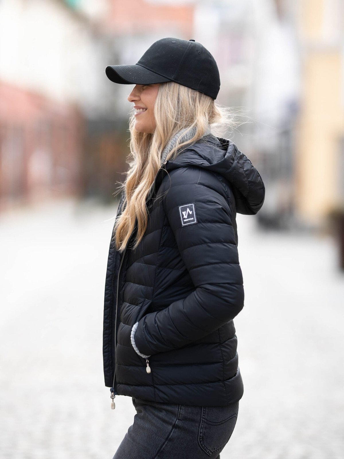 Twentyfour Finse Super Light Dunjakke Skyggesort