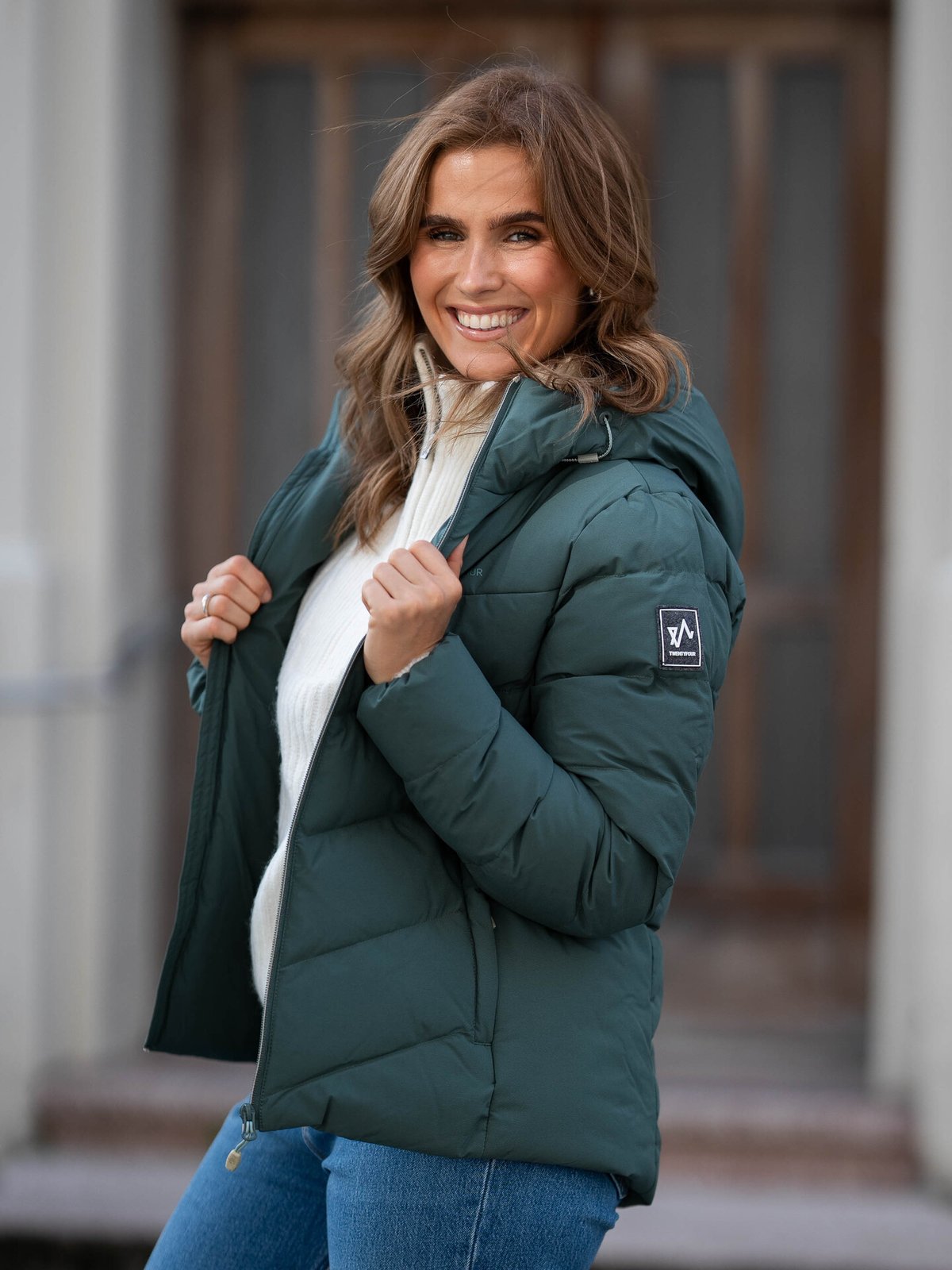 Twentyfour Finse Origin Dunjakke Mellomgrønn