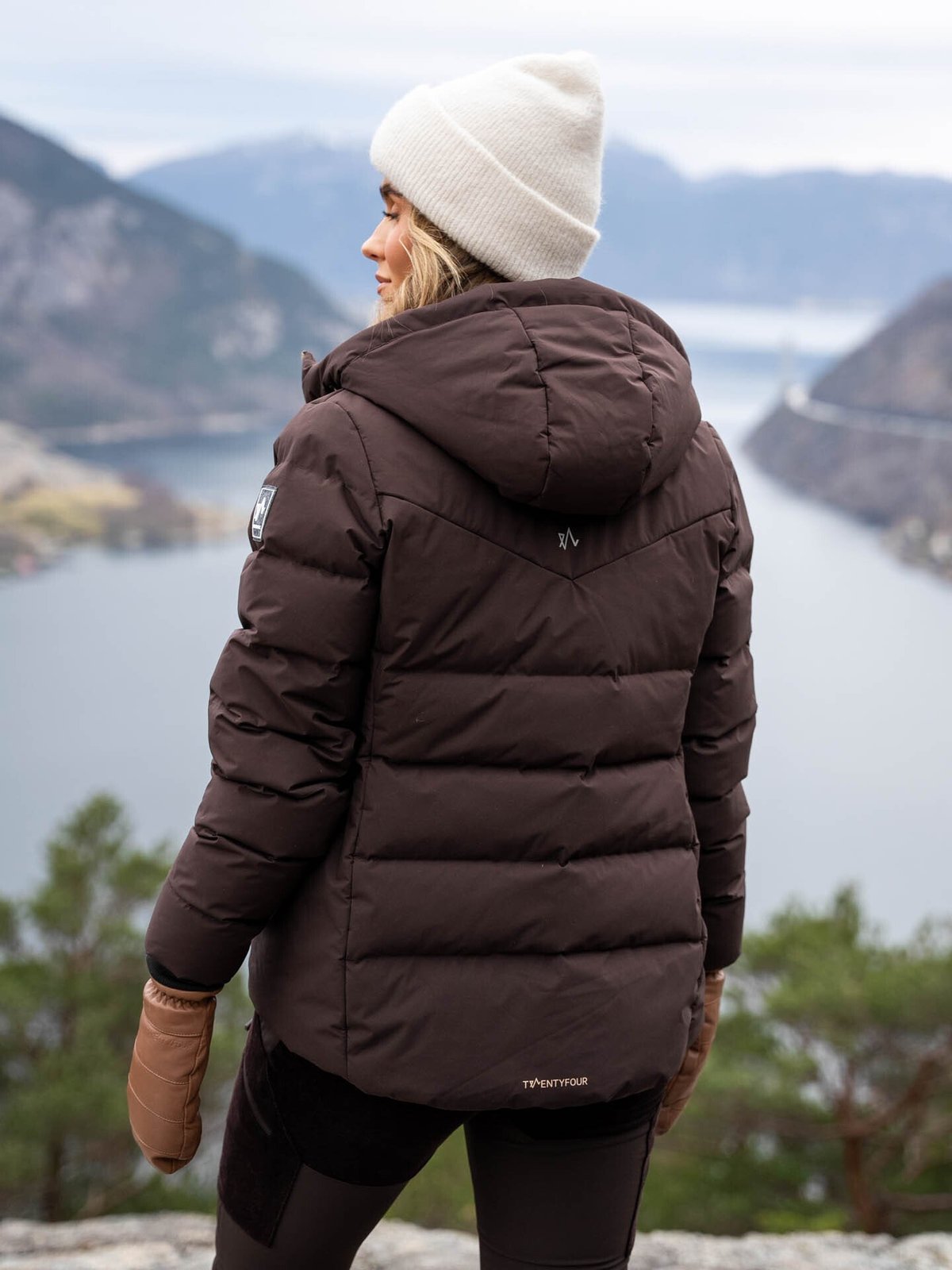 Twentyfour Finse Origin Dunjakke Mørk Brun