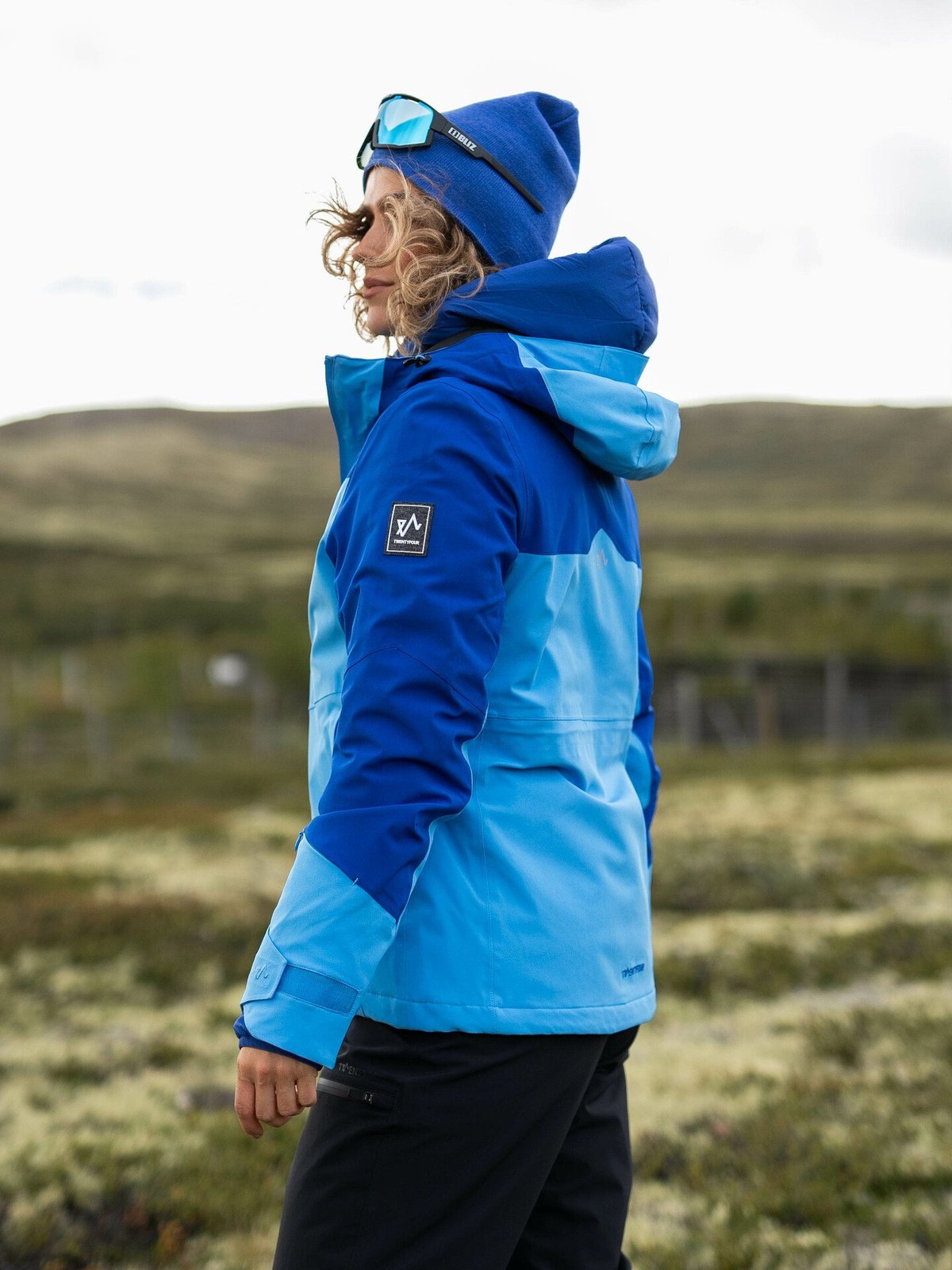 Twentyfour Isbre Warm Skalljakke Asurblå