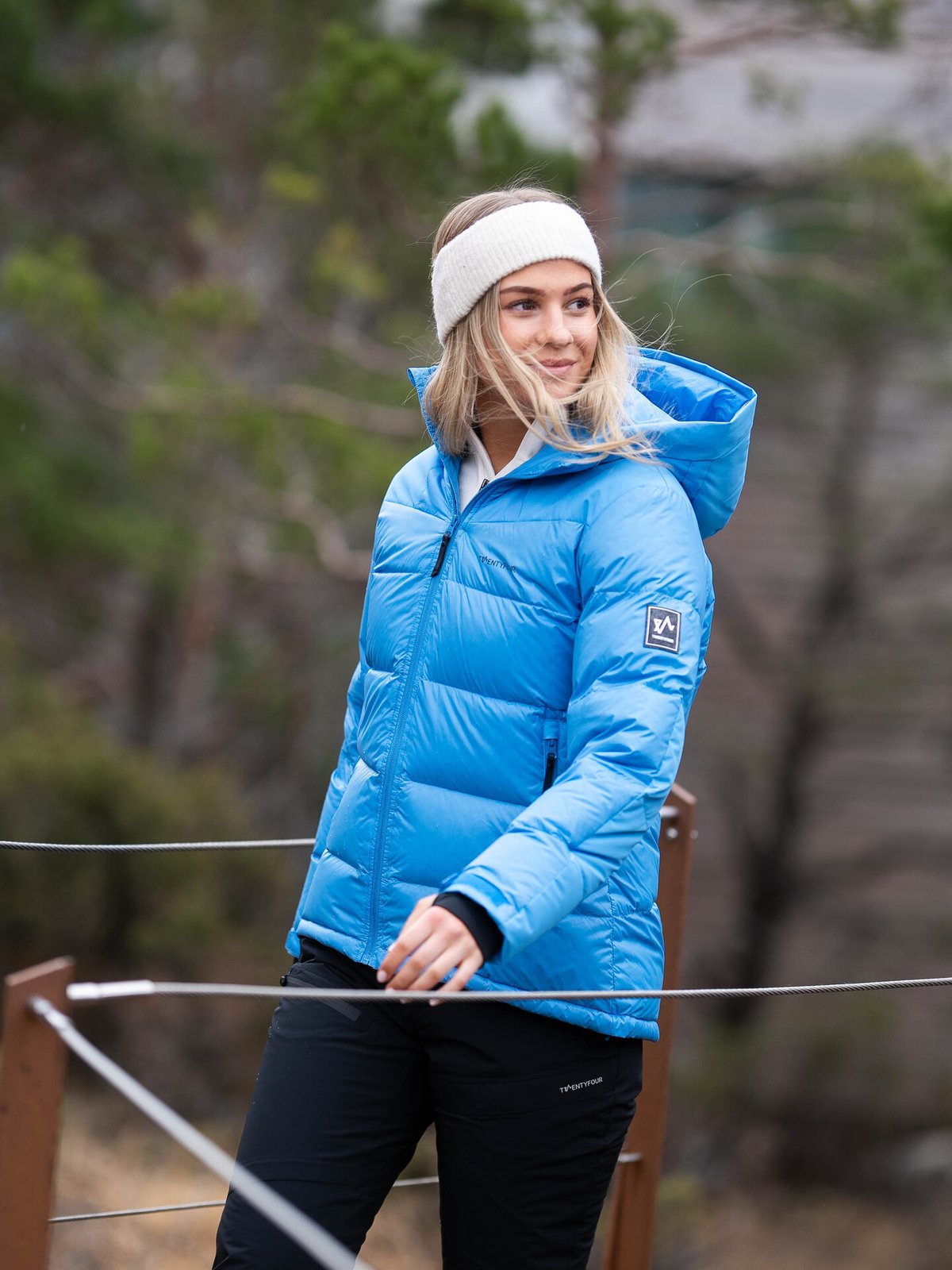 Twentyfour Isbre Dunjakke Asurblå