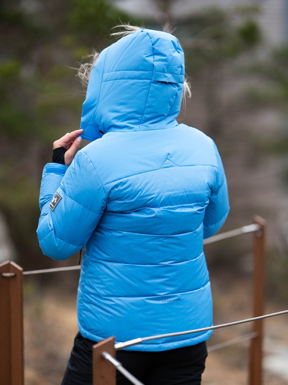 Twentyfour Isbre Dunjakke Asurblå