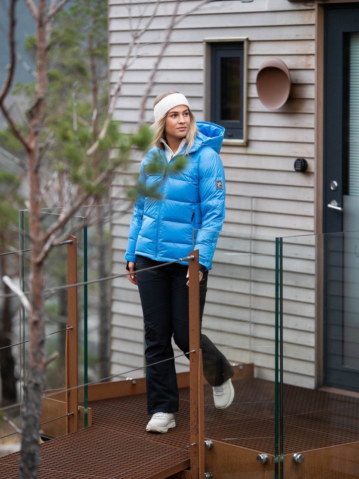 Twentyfour Isbre Dunjakke Asurblå