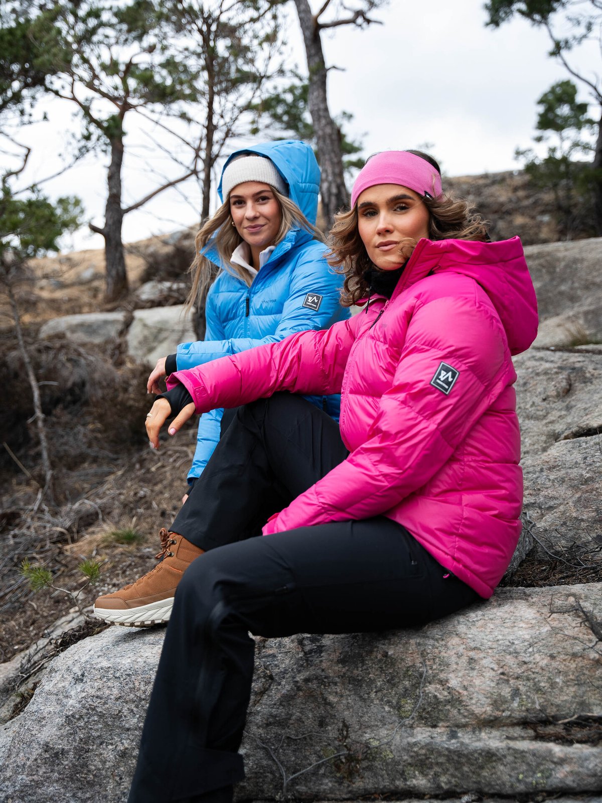 Twentyfour Isbre Dunjakke Asurblå