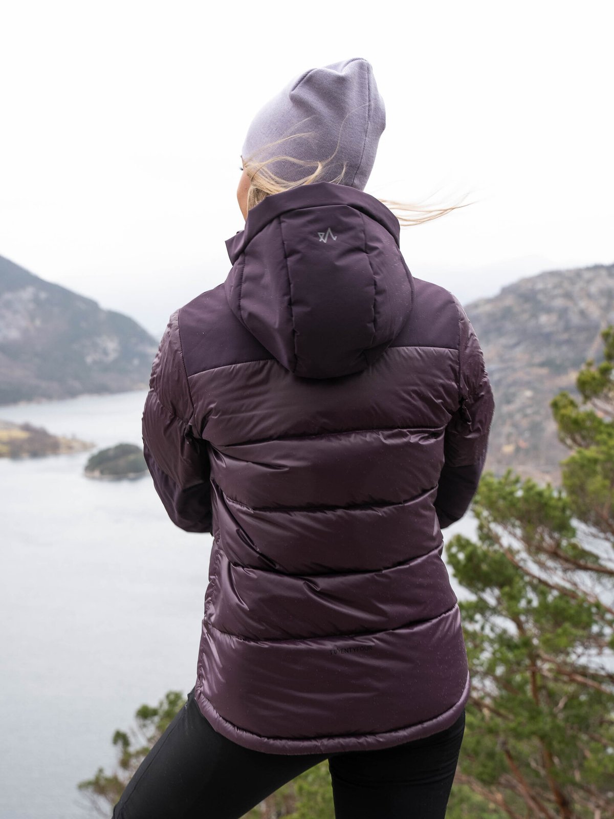 Twentyfour Isbre Dunjakke Dyp Plomme