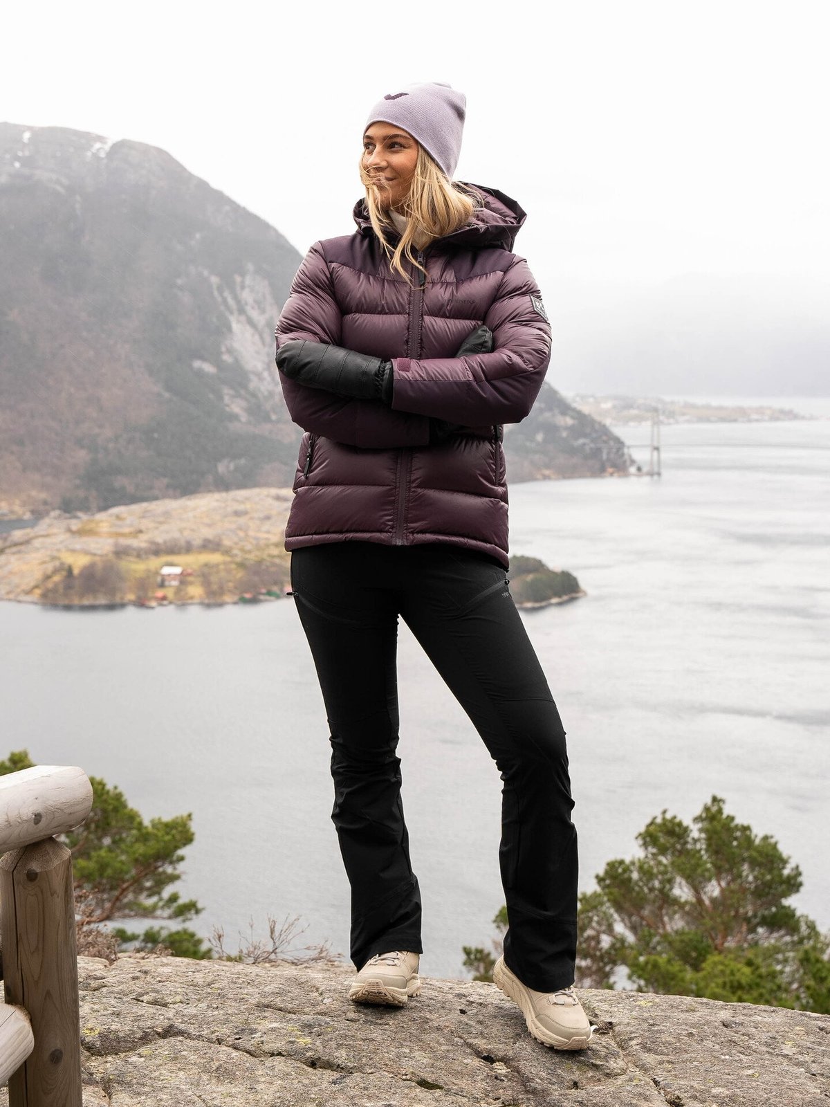 Twentyfour Isbre Dunjakke Dyp Plomme