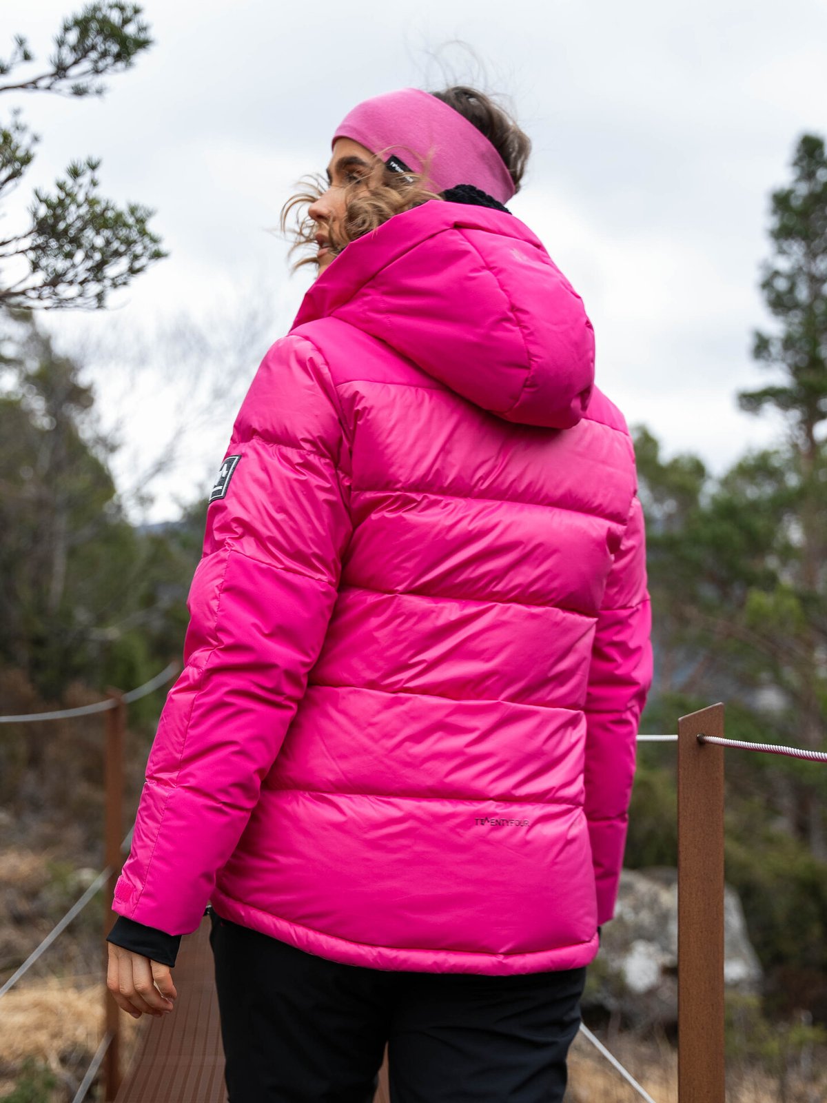 Twentyfour Isbre Dunjakke Dyp Rosa