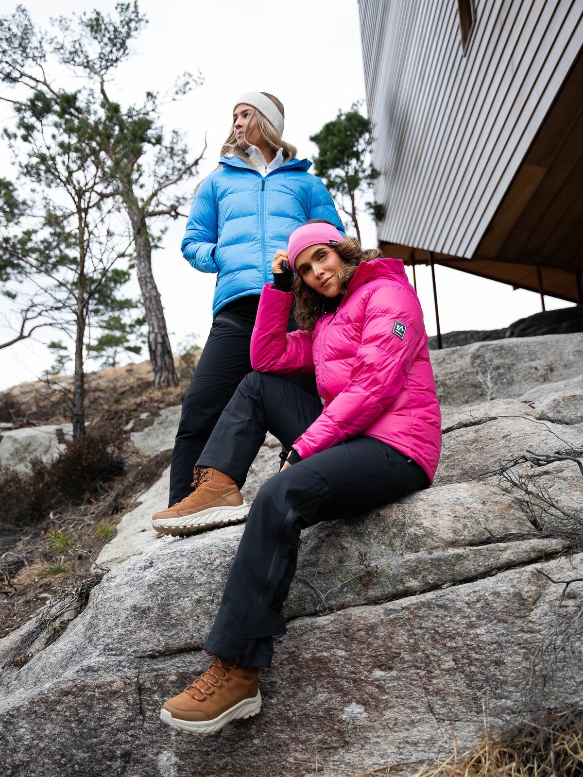 Twentyfour Isbre Dunjakke Dyp Rosa