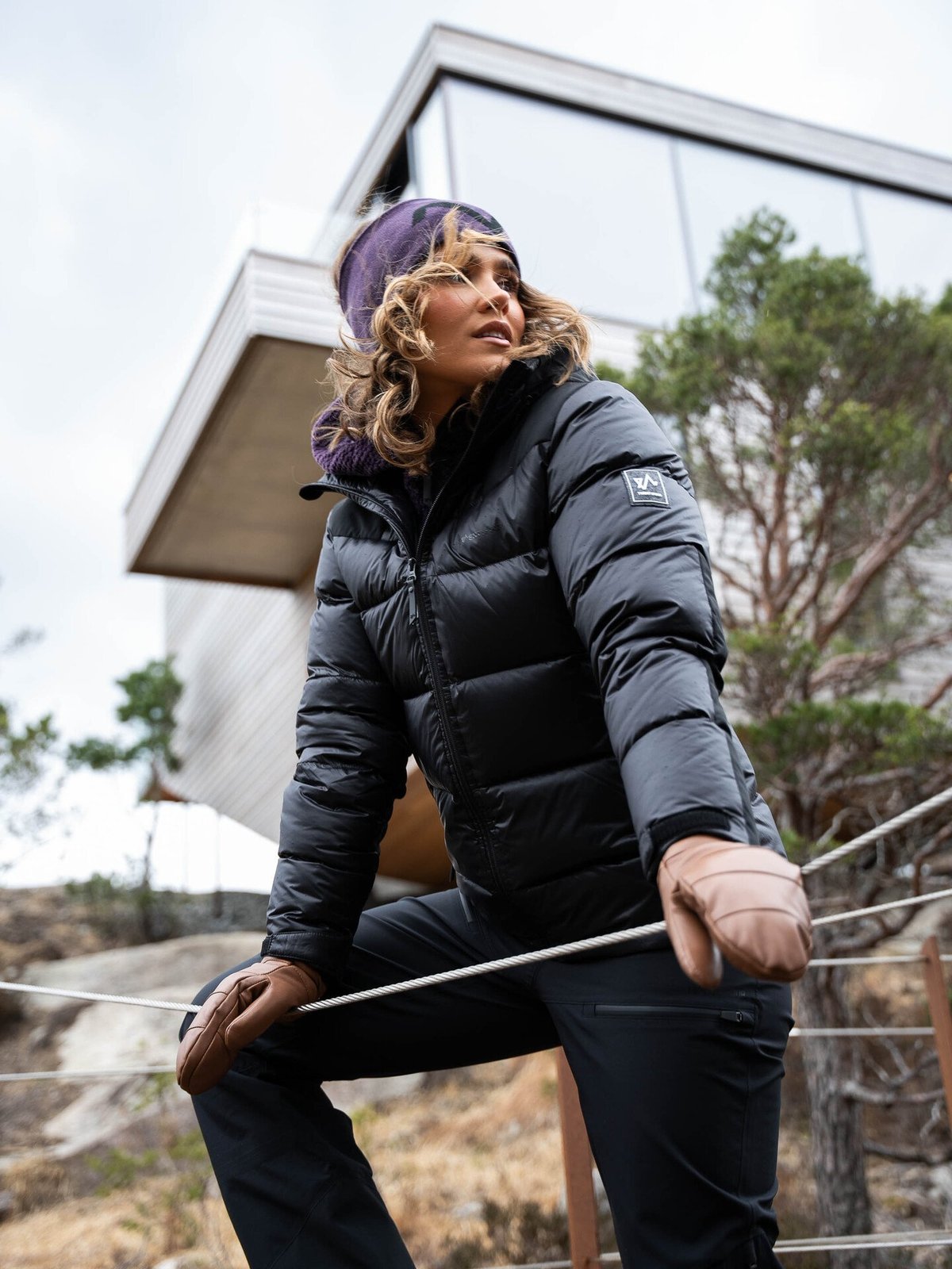 Twentyfour Isbre Dunjakke Sort