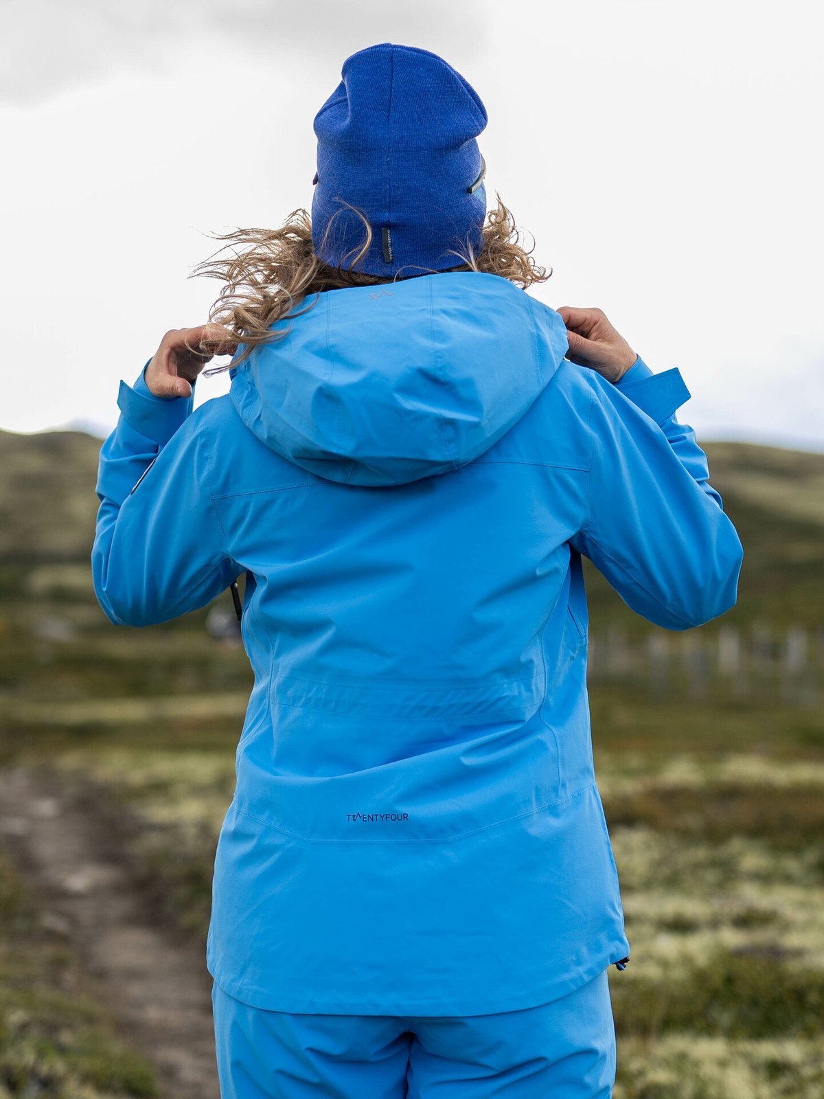 Twentyfour Isbre 3 Lags Skalljakke Asurblå