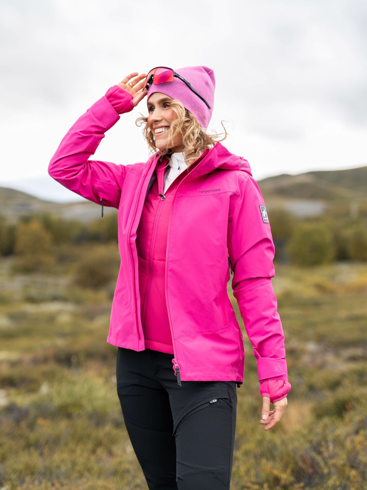 Twentyfour Isbre 3 Lags Skalljakke Dyprosa