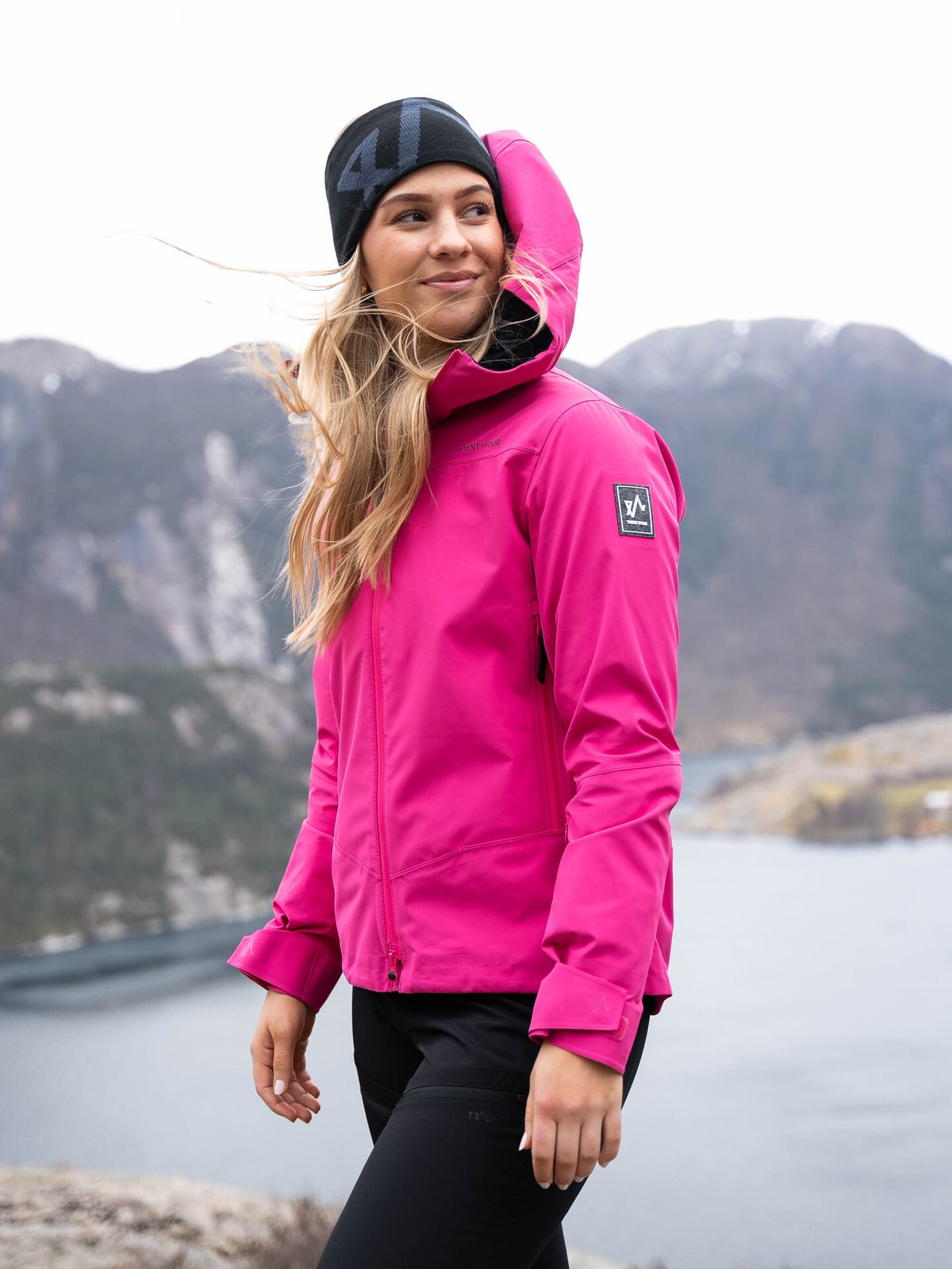 Twentyfour Isbre 3 Lags Skalljakke Dyprosa