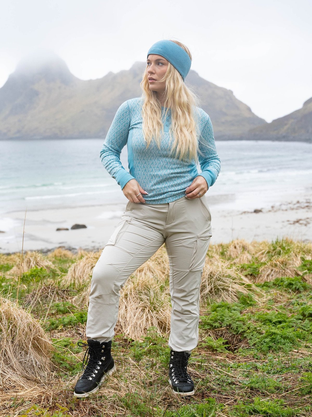 Twentyfour Aurora Aya Ulltopp Retro Blå