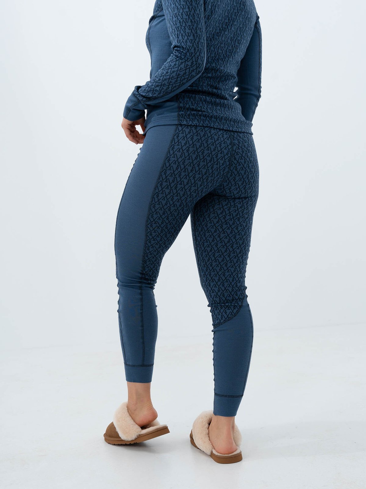 Twentyfour Aurora Aya Ulltights Gråblå