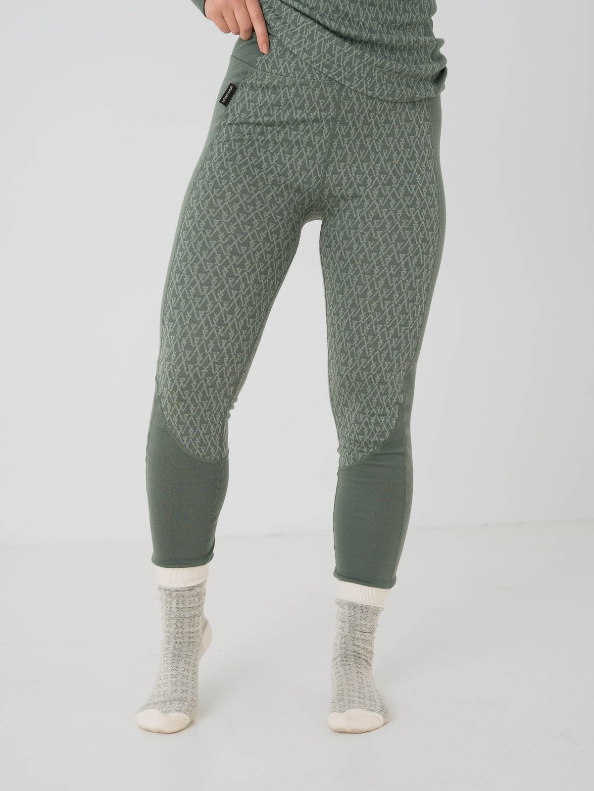 Twentyfour Aurora Aya Ulltights Mellomgrønn